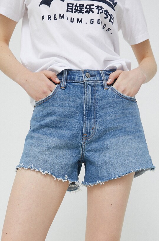 Abercrombie & Fitch pantaloni scurti jeans jeans bleumarin KI149.3173.279