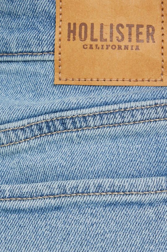 Hollister Co. pantaloni scurti jeans albastru KI349.3182.281