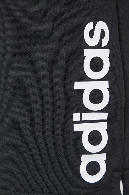 adidas pantaloncini in cotone nero IC4442