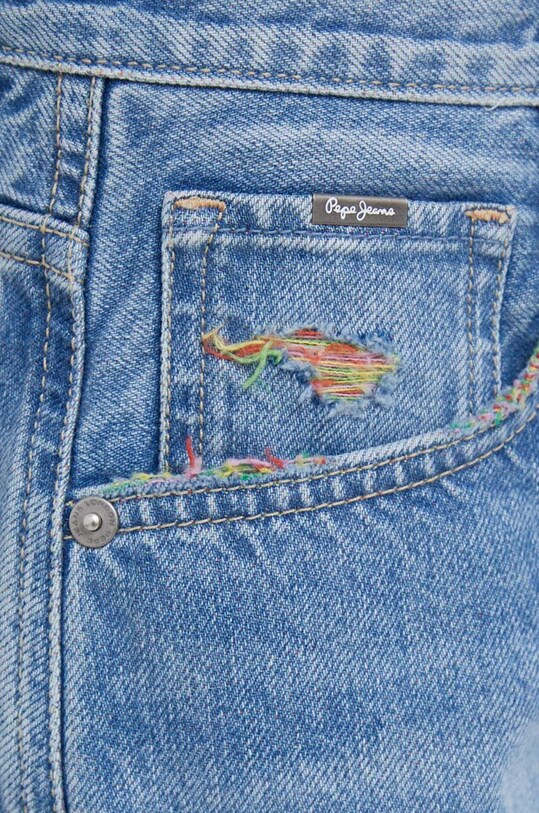 Pepe Jeans pantaloni scurti jeans Rachel PL801039.000 albastru
