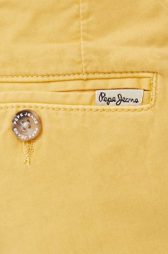 Бавовняні шорти Pepe Jeans Balboa жовтий PL800994YF2.039