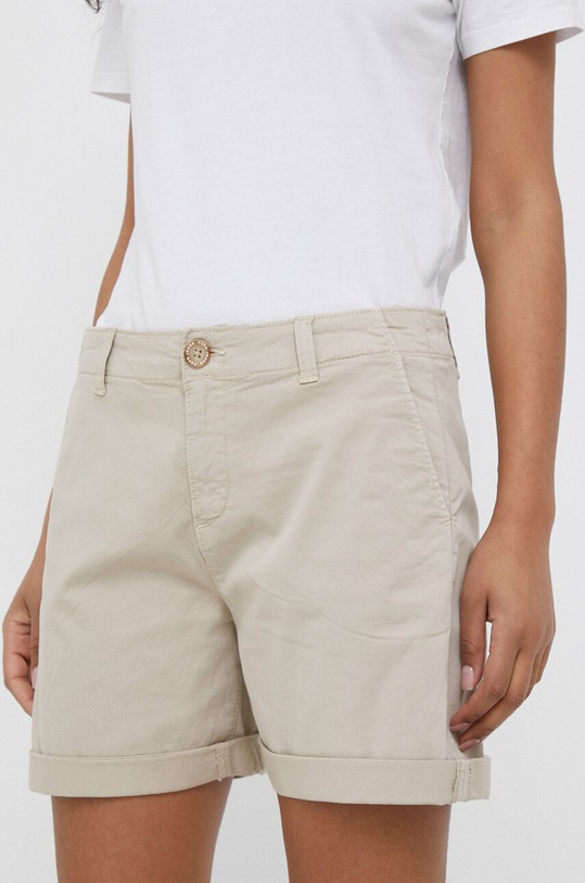 Pepe Jeans szorty Junie z elastanem beżowy PL800996YG4.836