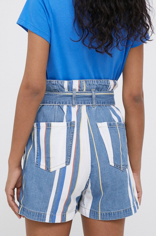 Îmbrăcăminte Pepe Jeans pantaloni scurti jeans Phoebe Retro PL801038.000 albastru