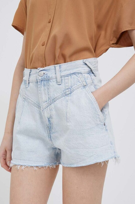 Pepe Jeans pantaloni scurti jeans Summer Sky jeans albastru PL801043.000