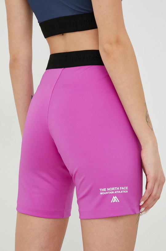 The North Face szorty sportowe Mountain Athletics NF0A7ZB4LV11 fioletowy SS23