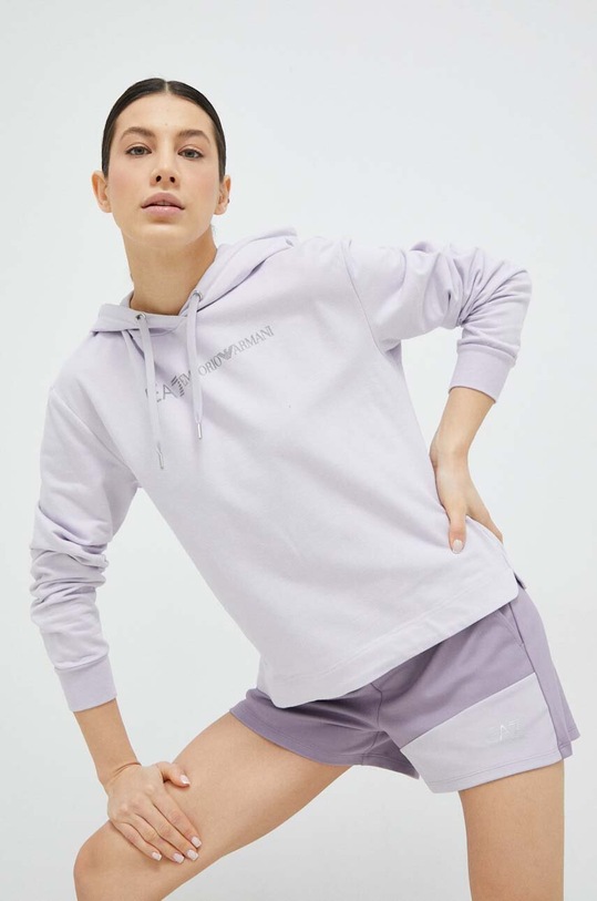 Шорти EA7 Emporio Armani фіолетовий 3RTS64.TJKPZ