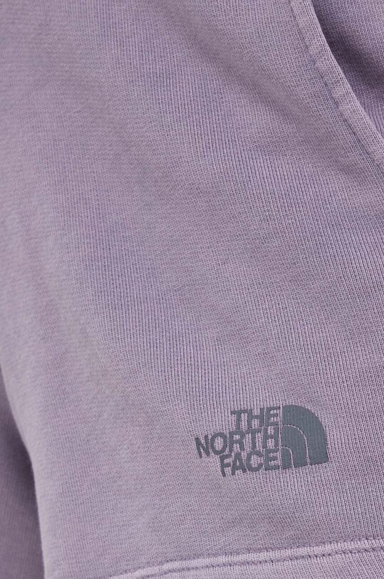 The North Face pantaloni scurti din bumbac violet NF0A826ON141