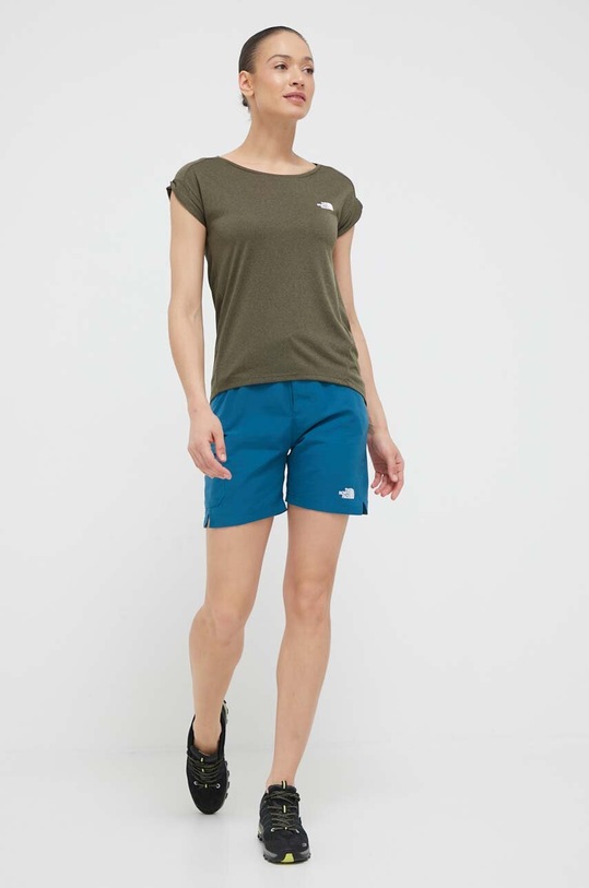 The North Face pantaloni scurți outdoor Horizon NF0A8251EFS1 turcoaz SS23