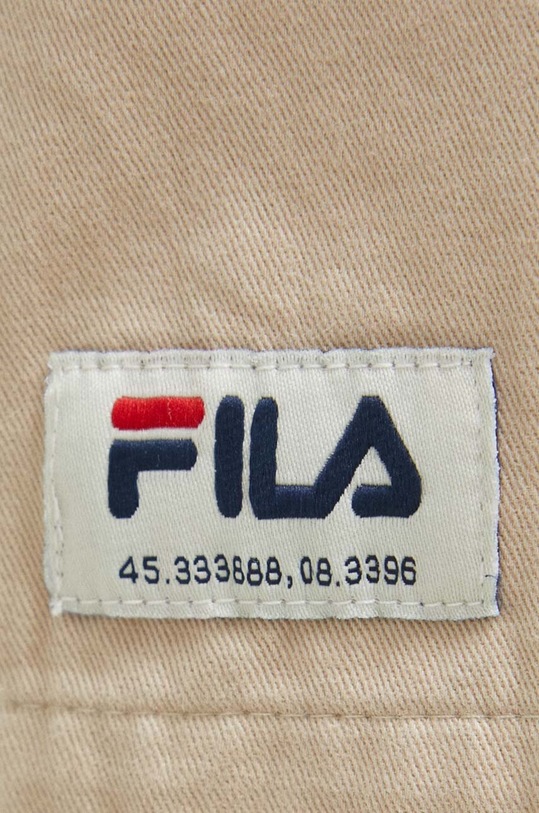Fila szorty bawełniane beżowy FAW0428