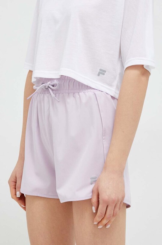 Fila pantaloni scurți de antrenament Rende tricotaj violet FAW0376