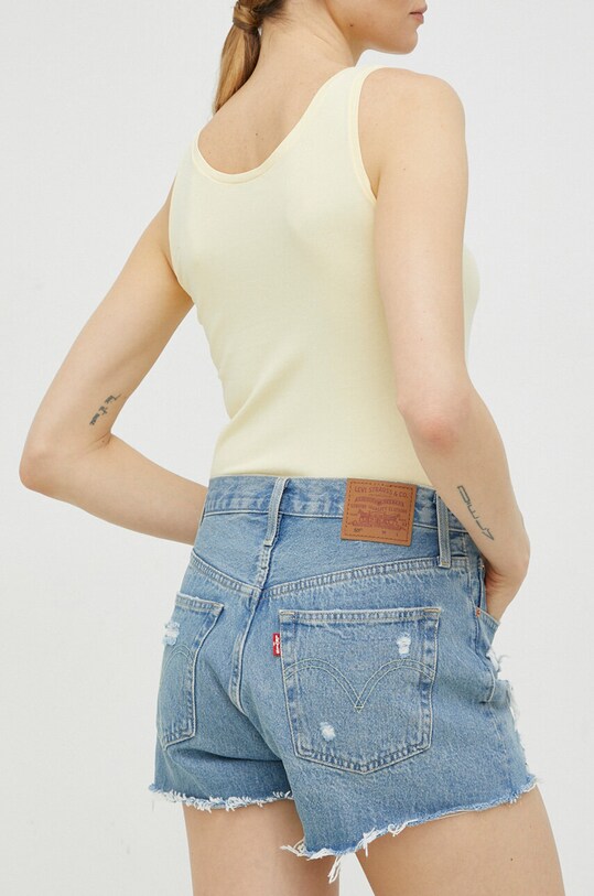 Traper kratke hlače Levi's bez uzorka plava 56327.0314