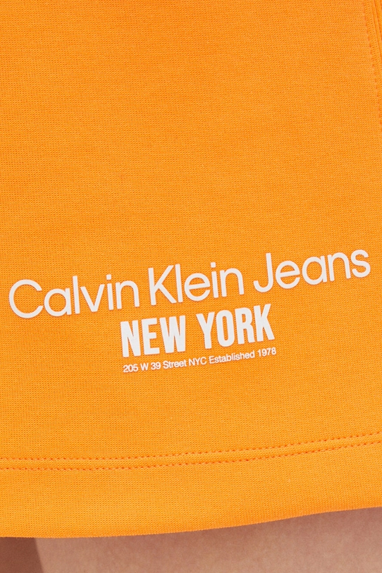 Calvin Klein Jeans szorty pomarańczowy J20J221054.PPYX