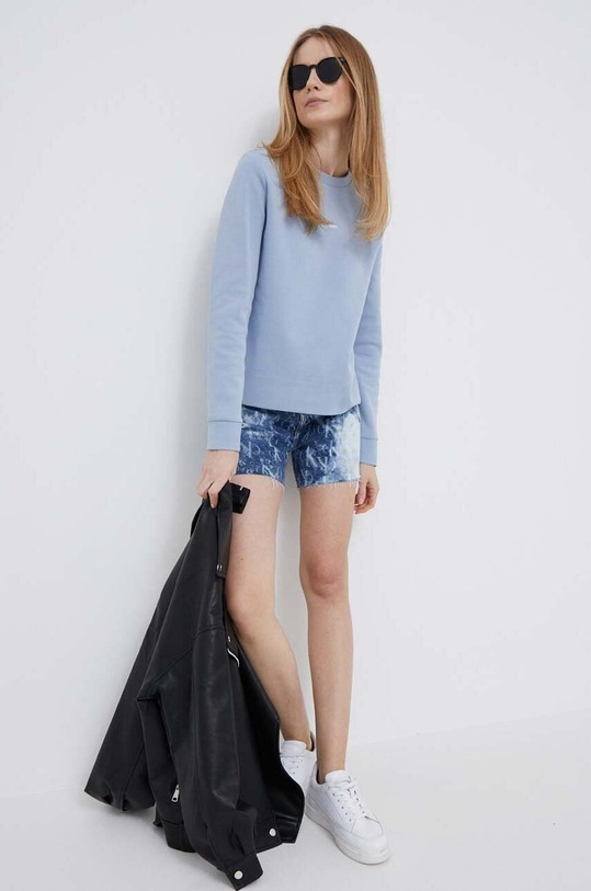 Calvin Klein Jeans szorty jeansowe J20J220857.PPYX niebieski SS23