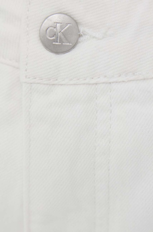 Τζιν σορτς Calvin Klein Jeans J20J220649.PPYX λευκό