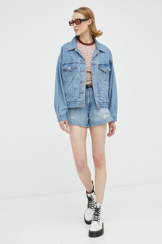 Levi's pantaloni scurți din denim A4695.0001 albastru SS23
