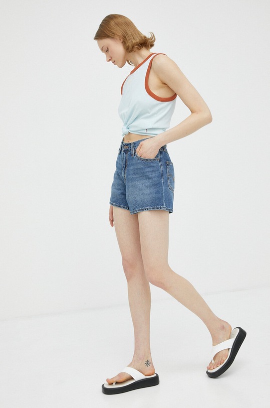 Levi's szorty jeansowe A4695.0003 niebieski SS23