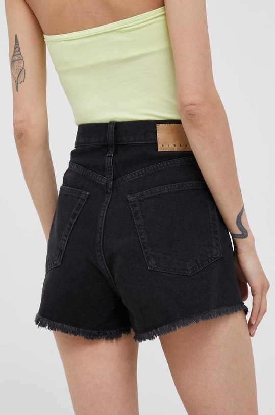 Oblečenie Rifľové krátke nohavice Sisley 4YO7L900T.800 čierna