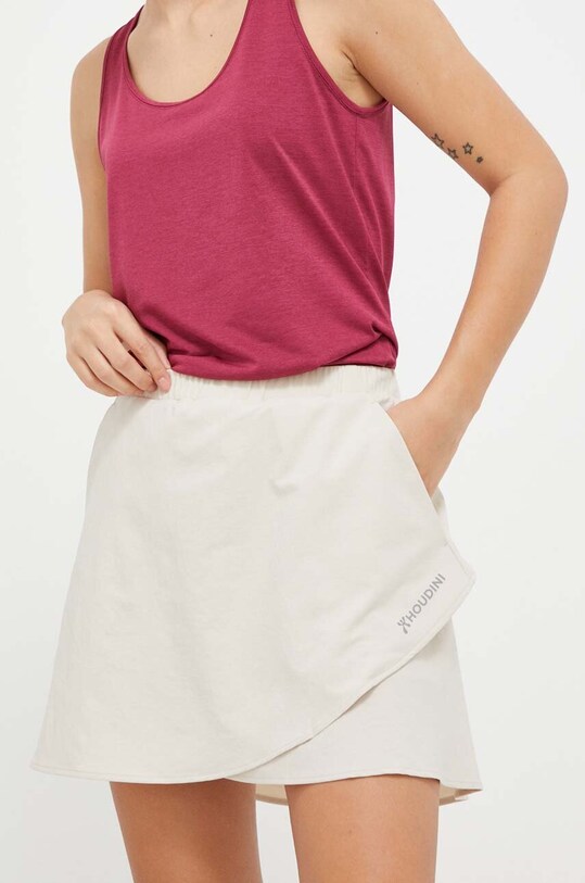 Houdini szorty sportowe Skort tkanina beżowy 860006
