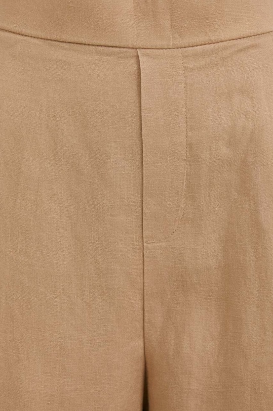 Plátěné kalhoty United Colors of Benetton béžová 4AGHDF016.193