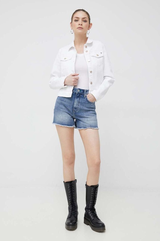 Tommy Hilfiger szorty jeansowe x Shawn Mendes WW0WW39268.PPYX niebieski SS23
