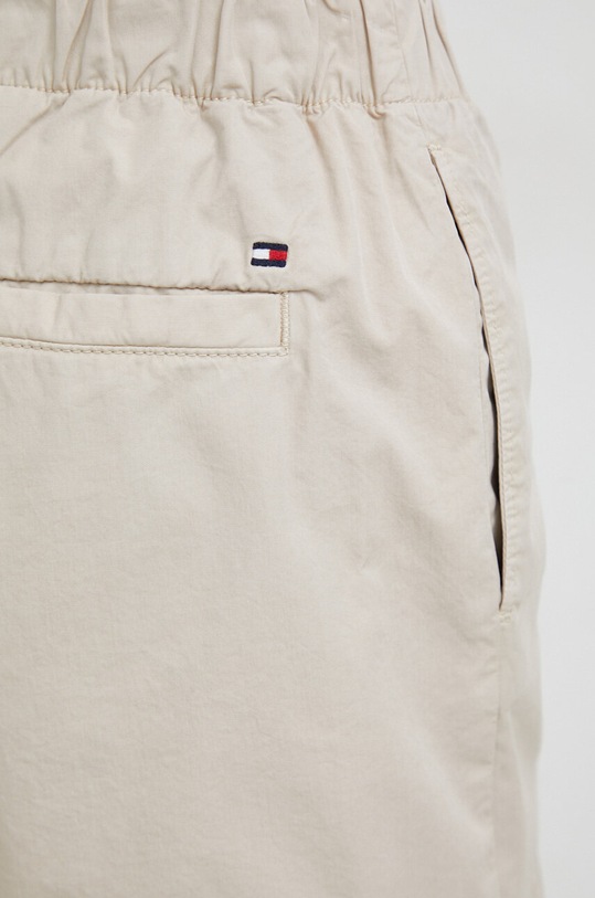 Хлопковые шорты Tommy Hilfiger WW0WW38729.PPYX бежевый