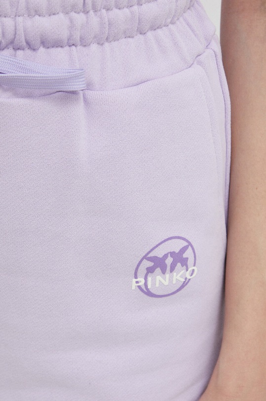 Pinko szorty bawełniane 100689.A0KN fioletowy