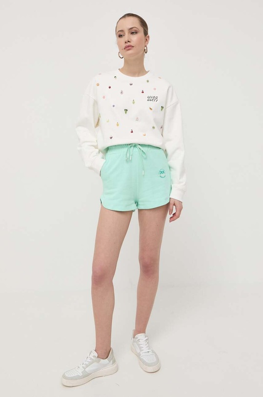 Bavlněné šortky Pinko 100689.A0KN zelená SS23