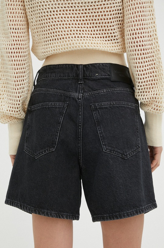Odzież Marc O'Polo szorty jeansowe DENIM 343909213031 czarny