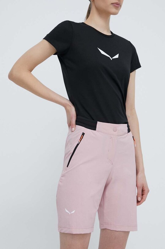 Salewa pantaloni scurți outdoor Pedroc DST panza roz 00.0000028602
