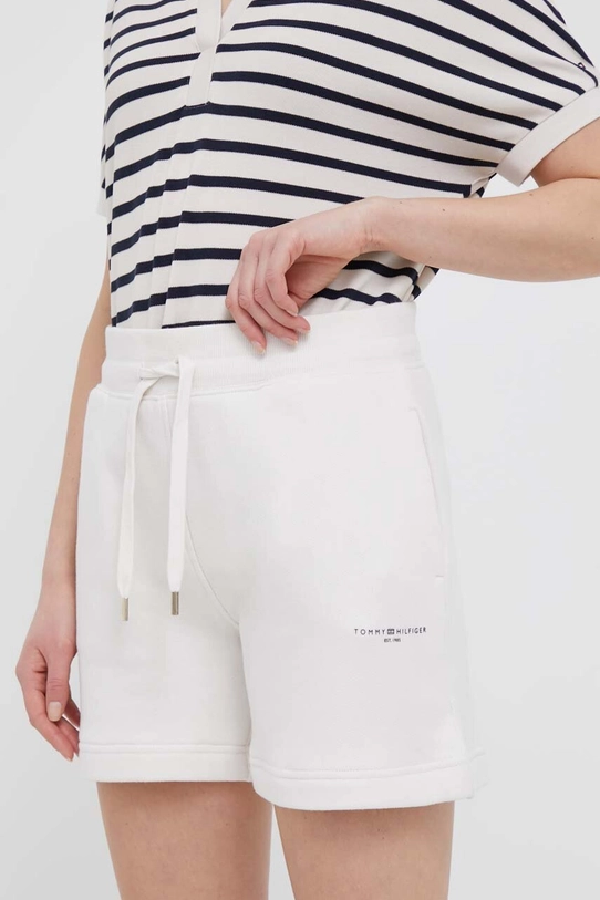 Tommy Hilfiger pantaloni scurți tricotaj bej WW0WW38348.PPYX