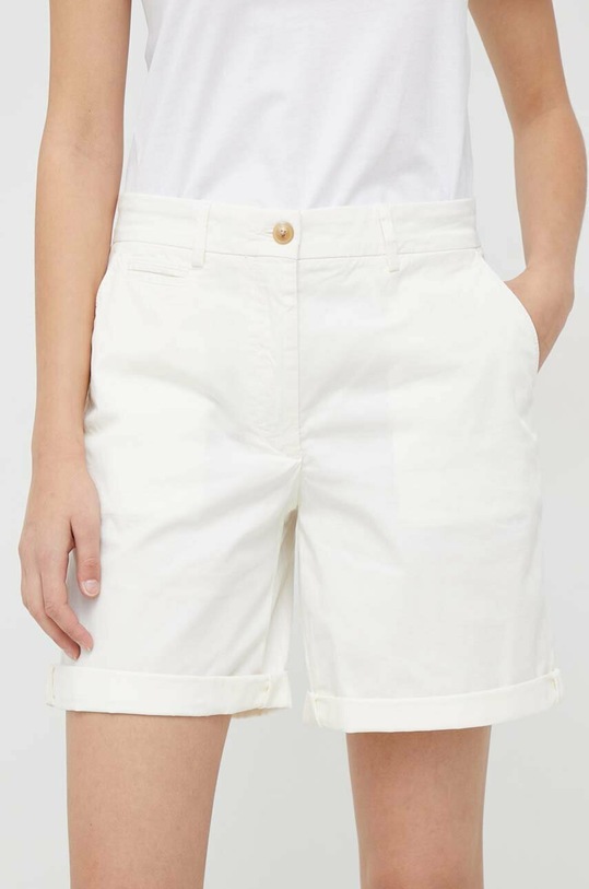 Tommy Hilfiger szorty tkanina beżowy WW0WW37772.PPYX