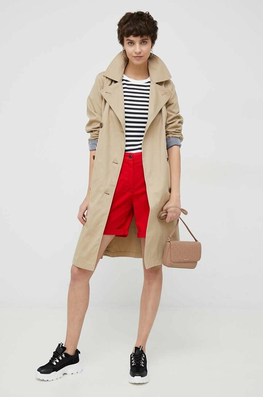 Σορτς Tommy Hilfiger WW0WW37772.PPYX κόκκινο SS23