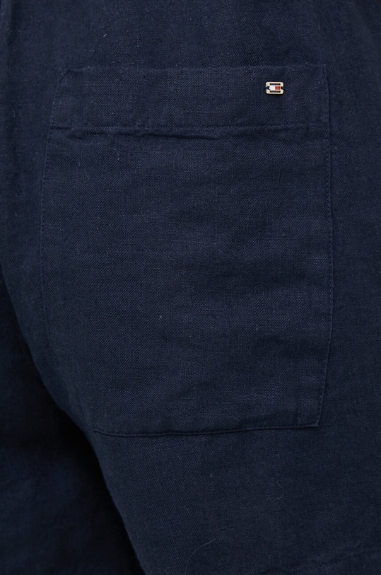 Tommy Hilfiger vászon rövidnadrág sötétkék WW0WW37768.PPYX