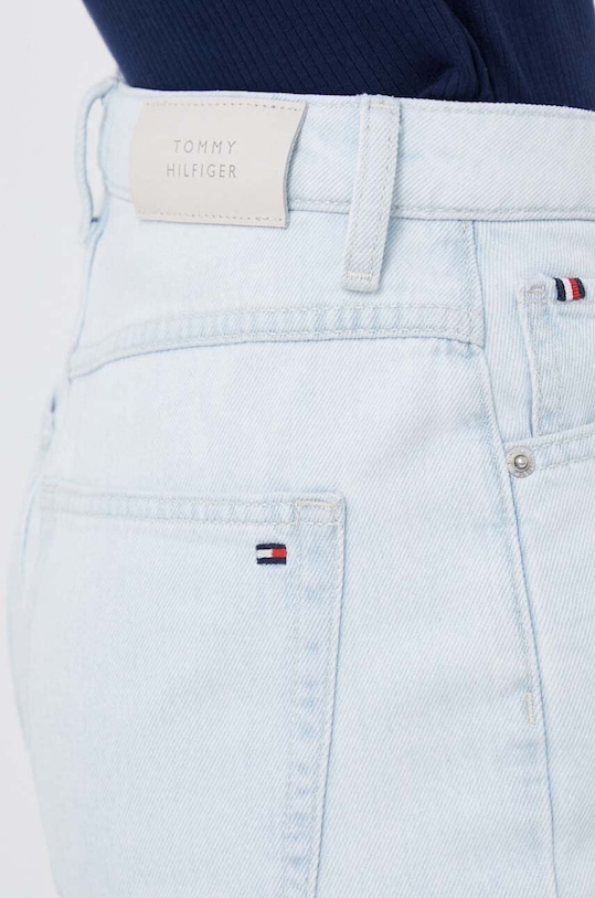 Tommy Hilfiger szorty jeansowe niebieski WW0WW38260.PPYX