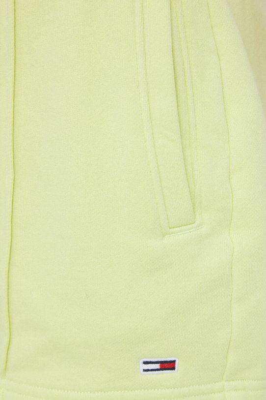 Tommy Jeans szorty bawełniane żółty DW0DW12626.PPYX