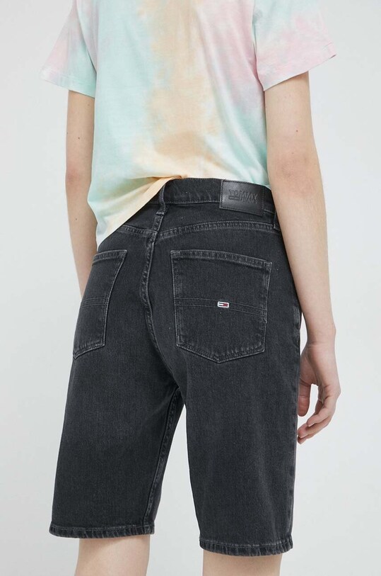 Odzież Tommy Jeans szorty jeansowe DW0DW15594.PPYX czarny