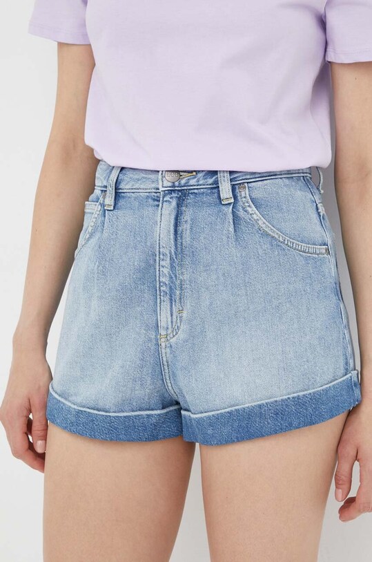 Lee pantaloni scurti jeans jeans albastru L37QHLB20