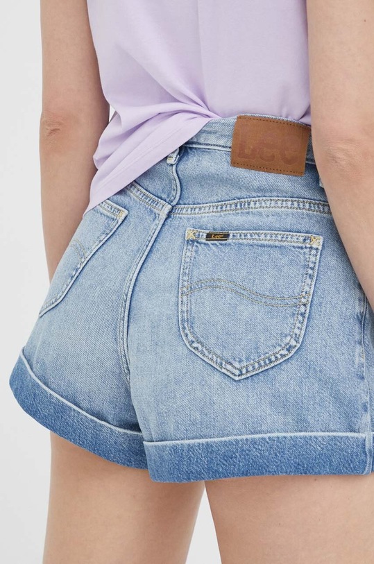 Îmbrăcăminte Lee pantaloni scurti jeans L37QHLB20 albastru