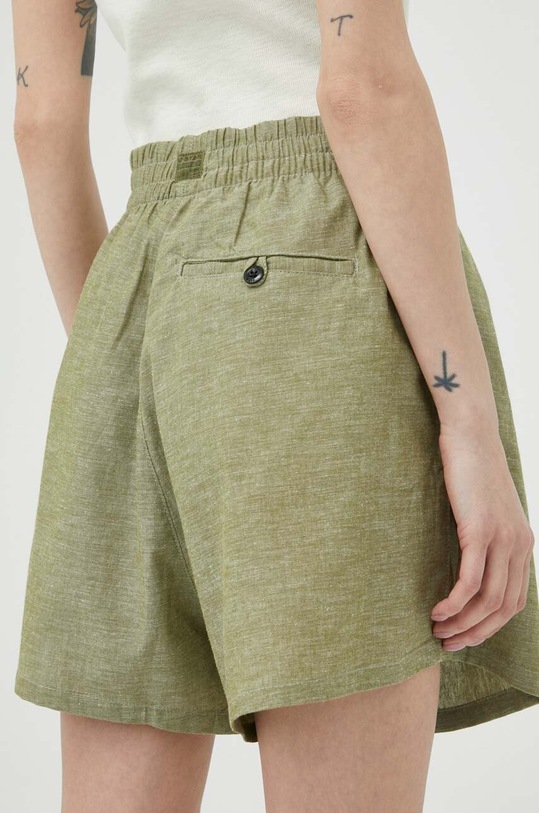 Odzież G-Star szorty z domieszką lnu D23313.D123 zielony