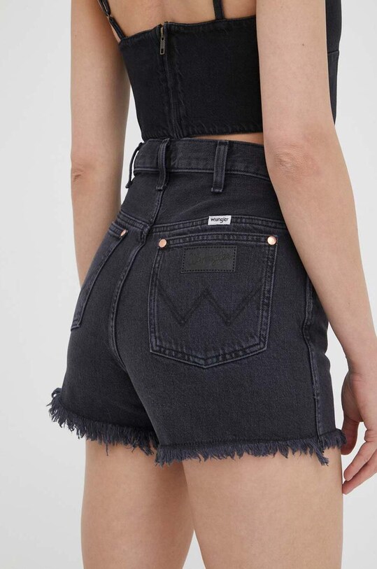 Oblačila Jeans kratke hlače Wrangler W25JEB29O črna