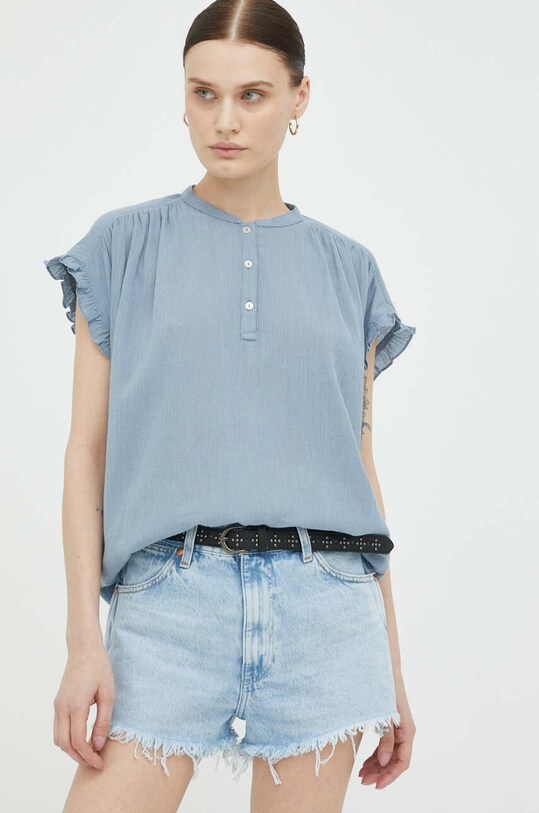 Wrangler szorty jeansowe Festival niebieski W26FDE32Y