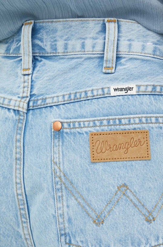 Wrangler szorty jeansowe Festival W26FDE32Y niebieski