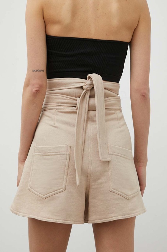 Odzież MMC STUDIO szorty bawełniane LORA.BASIC beżowy