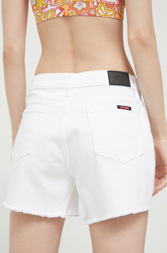 Oblečení Džínové šortky Superdry W7110400A.01C bílá