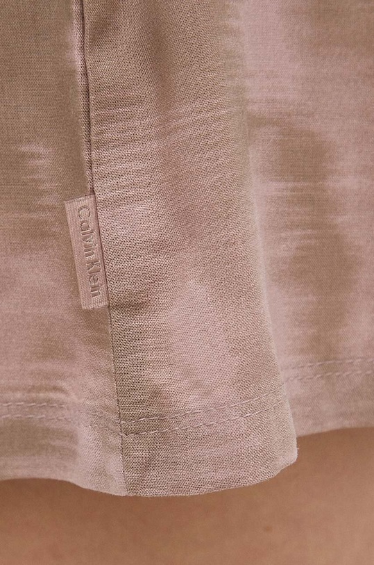 Calvin Klein Underwear szorty piżamowe 000QS6851E.PPYX beżowy