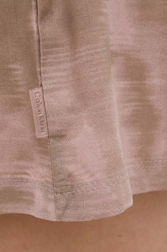 Calvin Klein Underwear szorty piżamowe 000QS6851E.PPYX beżowy