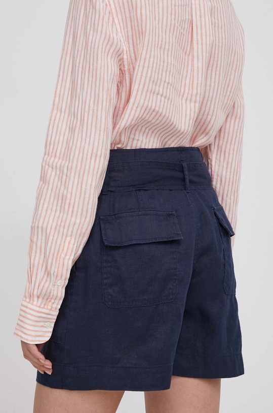 Odzież Lauren Ralph Lauren szorty lniane 200862092 granatowy