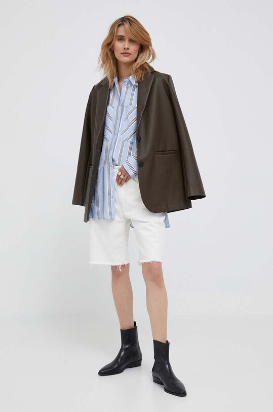 Βαμβακερό σορτσάκι Polo Ralph Lauren 211903408 λευκό AW23
