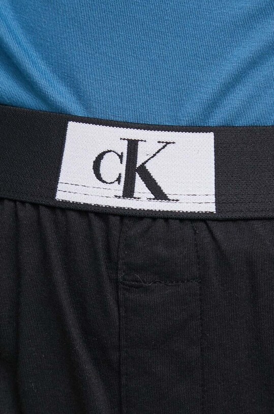 Calvin Klein Underwear szorty bawełniane lounge czarny 000QS6947E.PPYX