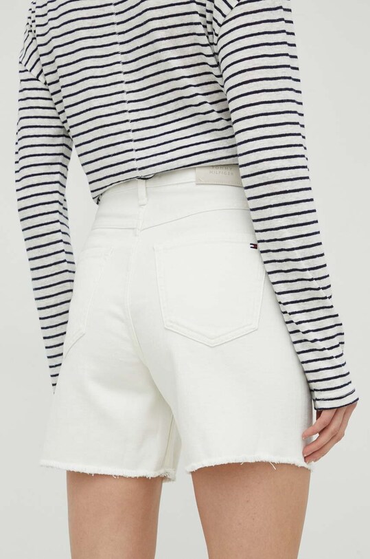 Ρούχα Τζιν σορτς Tommy Hilfiger WW0WW40211.PPYX λευκό